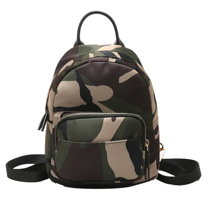 

Mochilas Para Mujer 2020 Newest Small Backpack For Woman Bags Korean Trendy Camouflage Nylon Backpack Casual Bagpack For Females