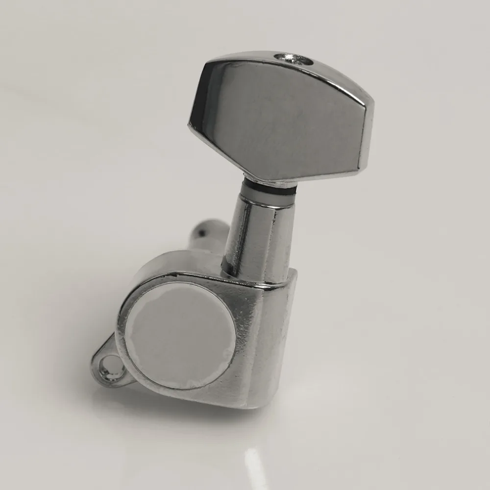 6 stücke neue chrome inline gitarre string tuning pegs tuner maschine kopf professionelle dauerhafte kopf für akustische elektrische gitarre