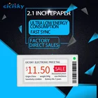 Электронные ценники Gicisky 2,1 дюйма, ценники epaperPrice для магазинов, дисплеев в магазинах, складах и супермаркетах