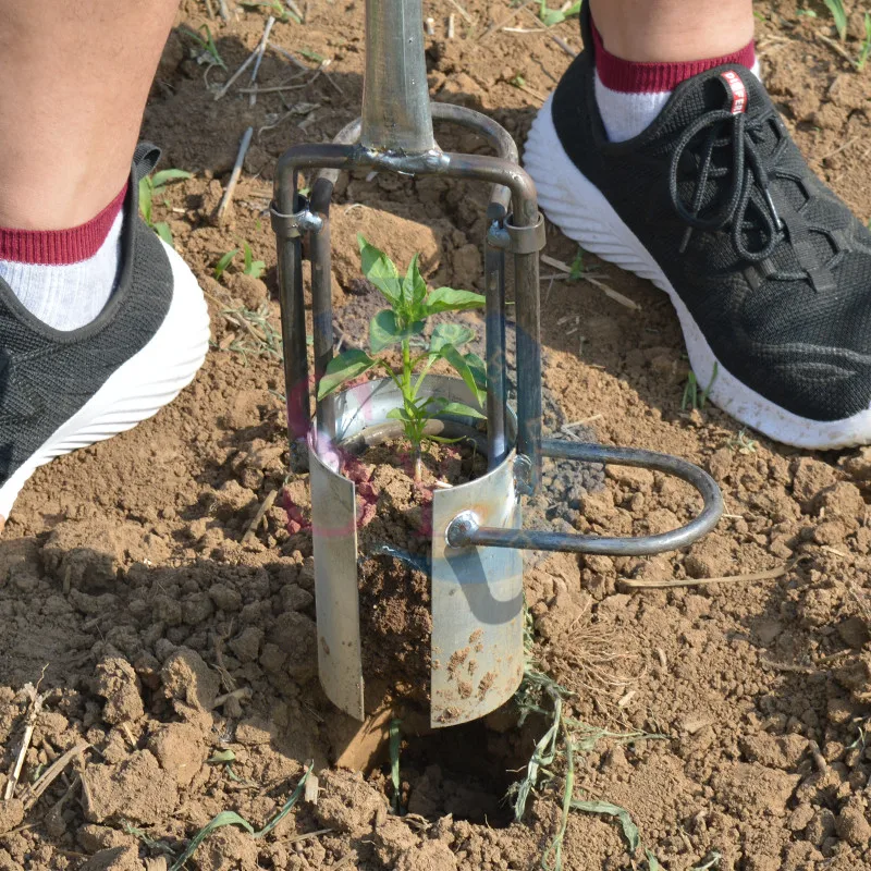 Ручной пересадочный плантатор для семян кукурузы ручной перфоратор бурения