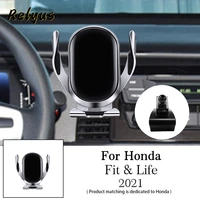car wireless charger car mobile phone holder air vent mounts gps stand bracket for honda fit life 2021 auto accessories