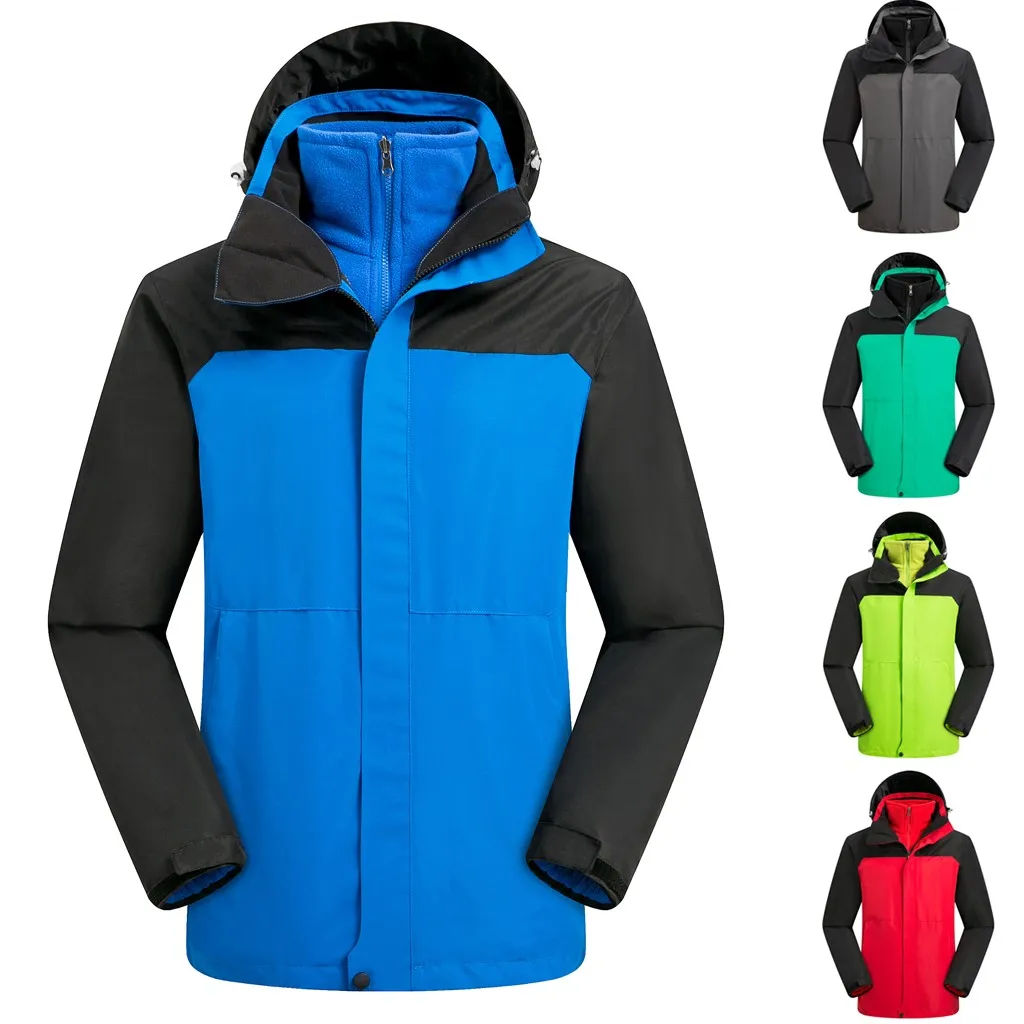 2 шт. Мужская водонепроницаемая верхняя одежда толстовка походная куртка дышащие