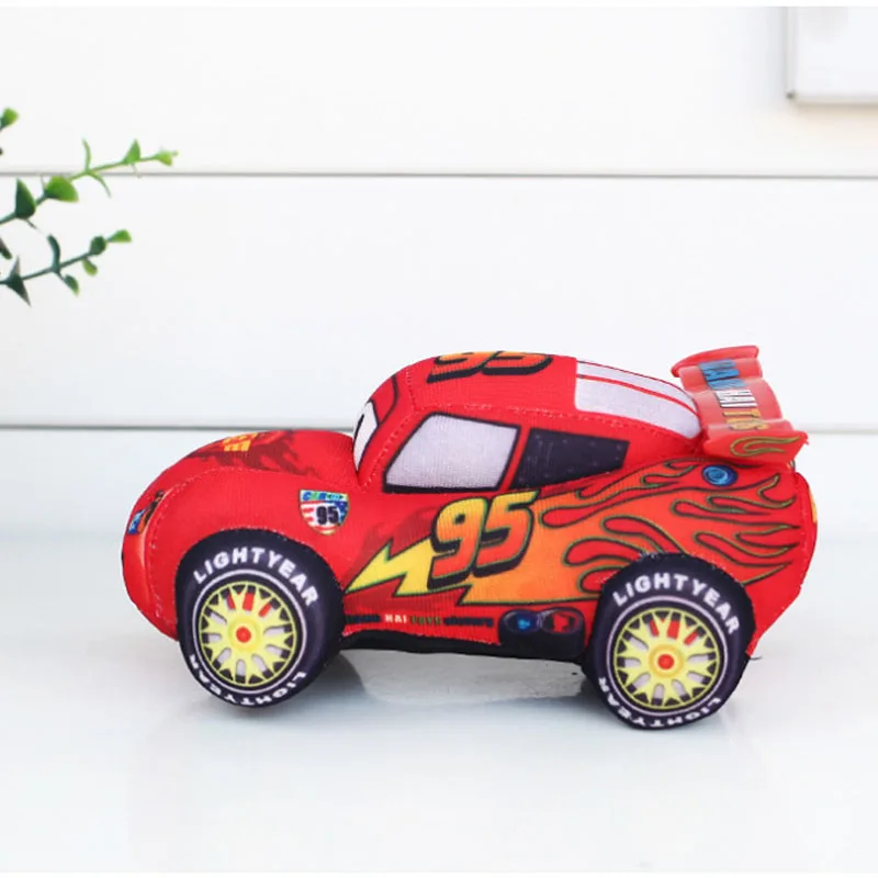 Новинка Disney 17 35 см Pixar тачки Молния Маккуин плюшевая игрушка кукла для девочки