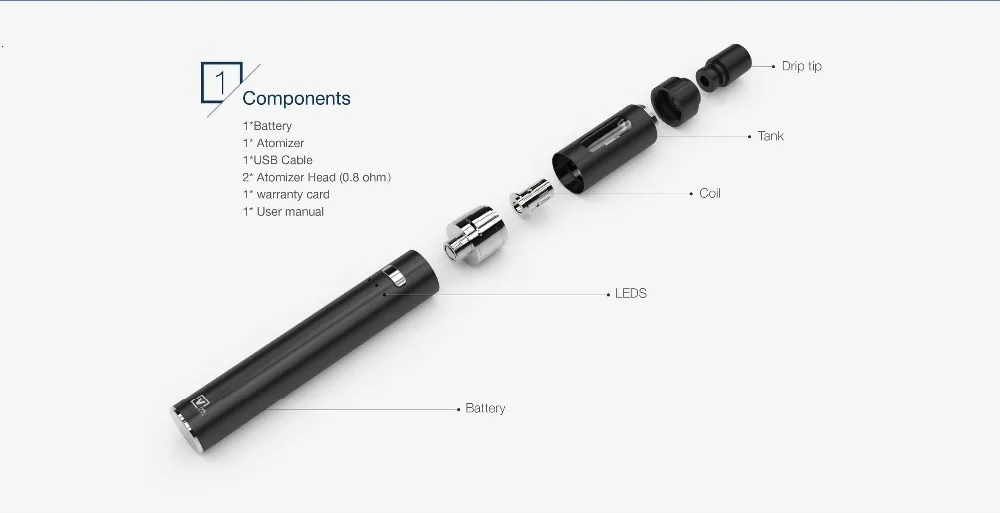 Электронная сигарета vape Solo Mini kit Vape ручка Встроенный 650 мАч мод 20 Вт все-в-одном модный бак 0.8ом герметичный верхний наполнитель 2,0 мл
