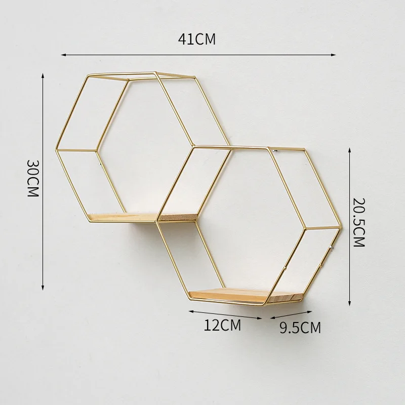 Настенный стеллаж в скандинавском стиле для гостиной настенный подвесной