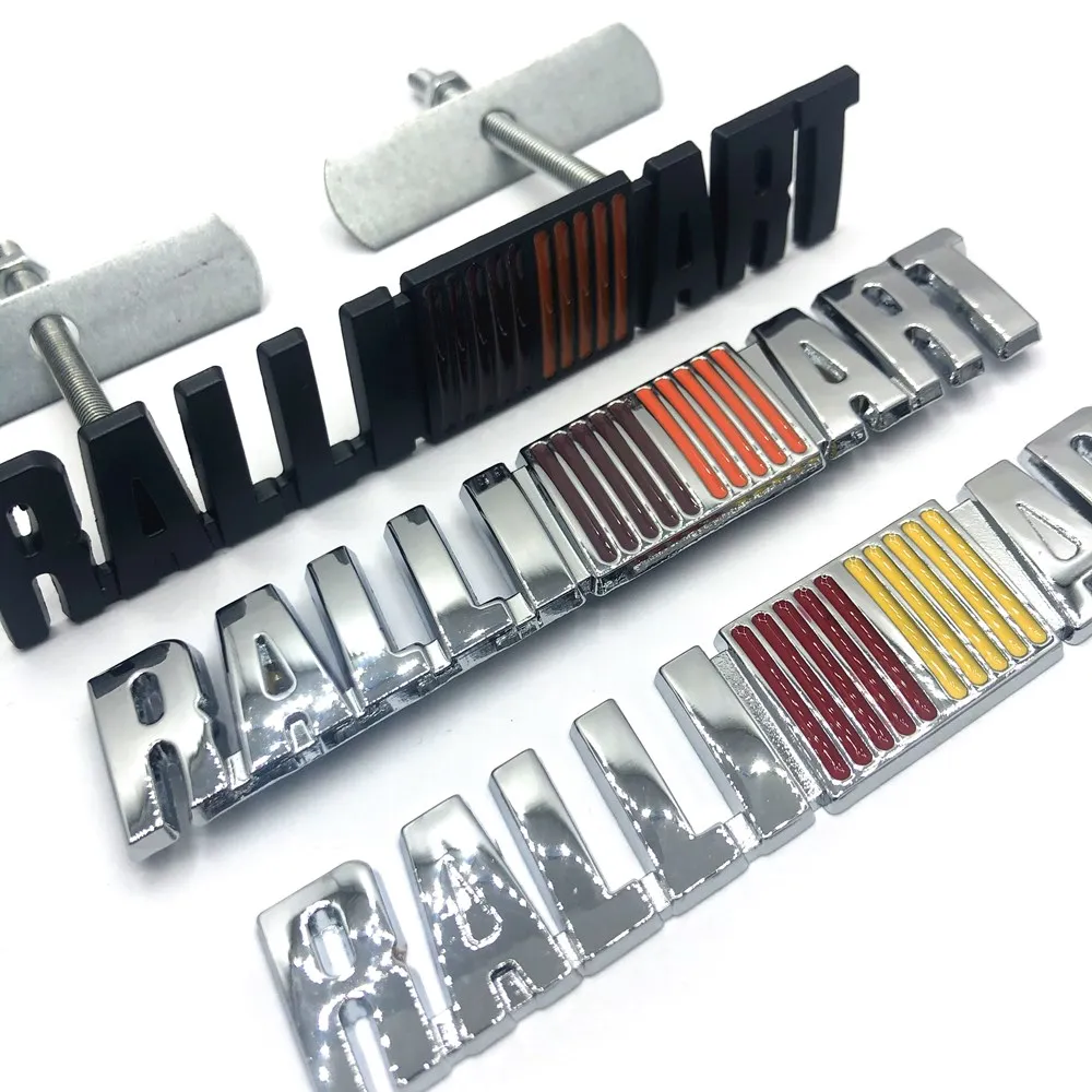 1 шт. RALLIART ралли АРТ передний значок автомобиля подходит для MITSUBISHI Racing решетка