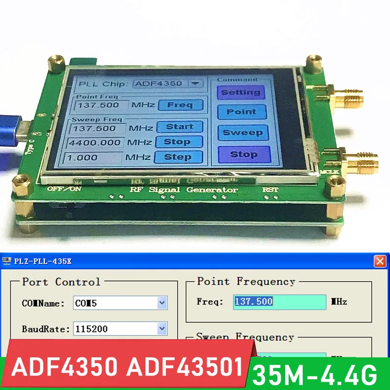 ADF4351 ADF4350 источник радиочастотного сигнала 35M 4 4G генератор сигналов