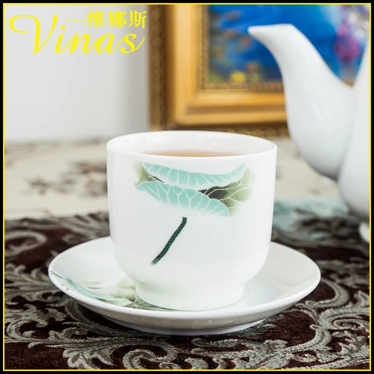 Европейский стиль керамический набор посуды Золотая инкрустация фарфоровая