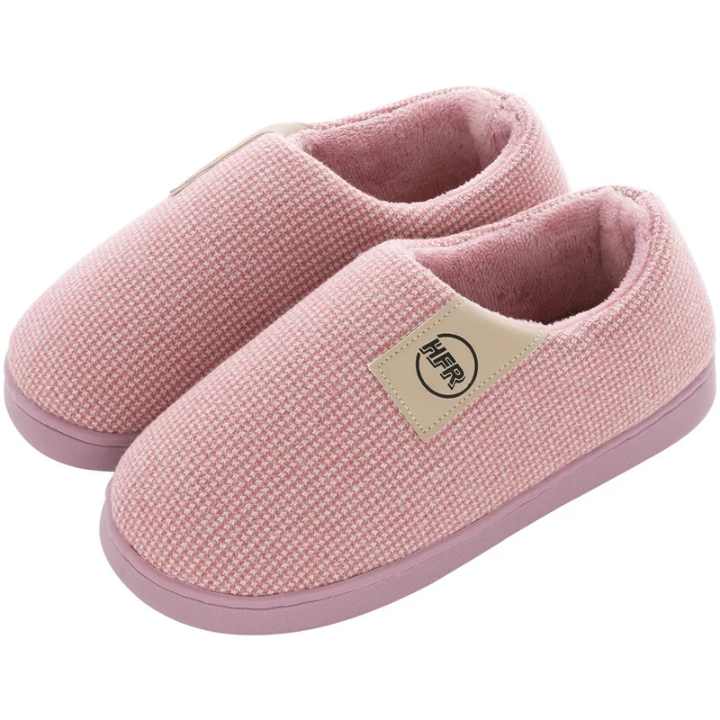 2022 plus size 48 49 women winter home slippers soft sole lovers indoor warm shoes anti slip female male big size house slipper free global shipping