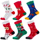 2019 рождественские носки, мужские новые мужские носки, хлопковые повседневные праздничные подарки счастливые мужские носки Men