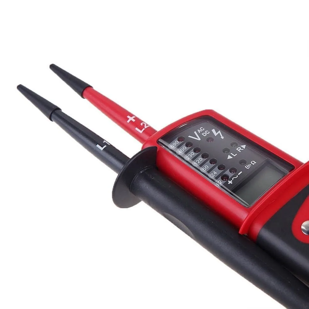 ЖК дисплей Водонепроницаемый IP65 Тип Напряжение Тестеры вольтметр voltimetro