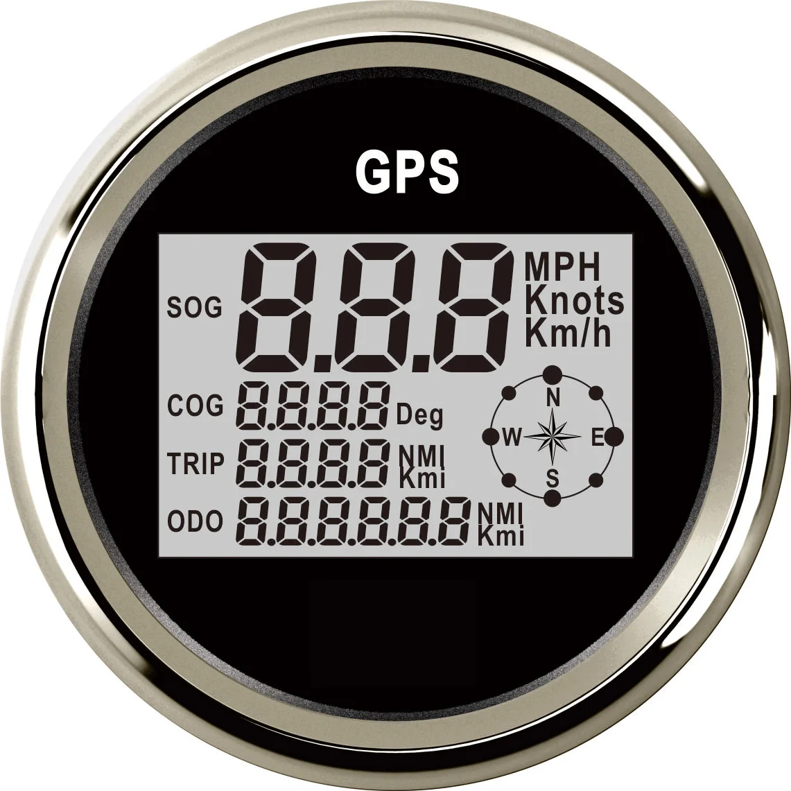 Цифровой GPS Спидометр с ЖК дисплеем 9 32 В 85 мм|Спидометры| |