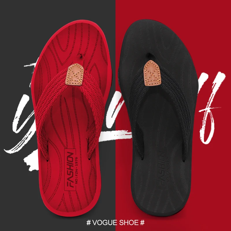 Мужские дышащие шлепанцы Нескользящие резиновые сандалии повседневная обувь