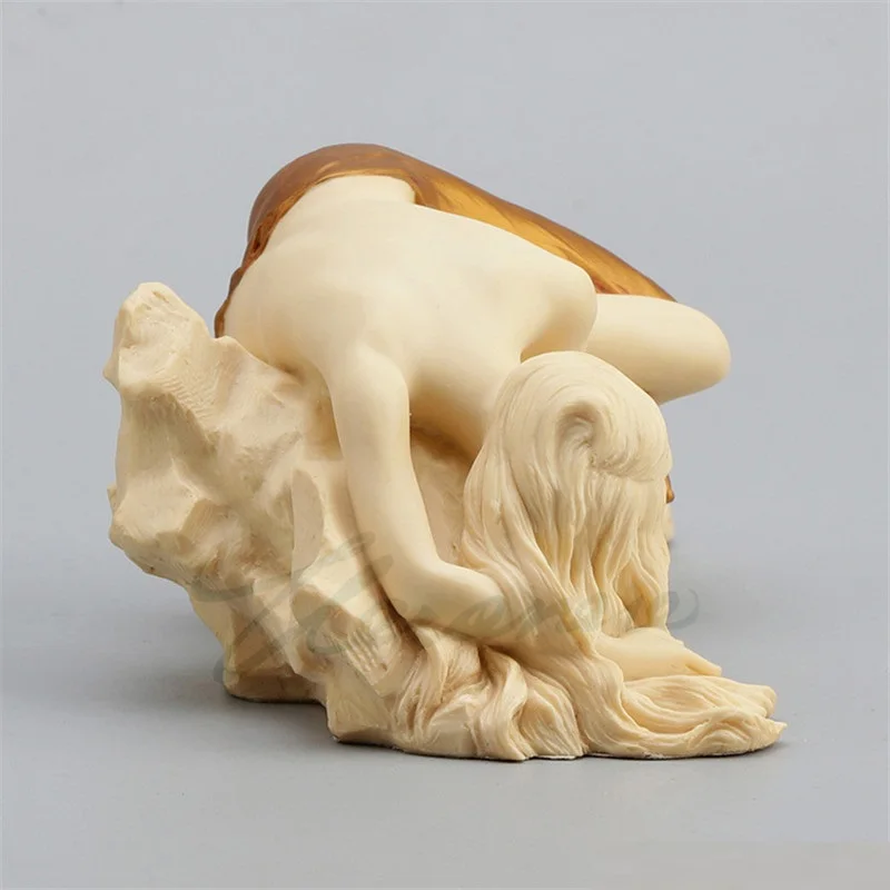 Современная Статуэтка из смолы Обнаженная женщина статуэтка абстрактные