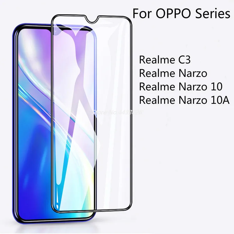 Закаленное стекло для OPPO Realme C3 Nazro 10A 2 шт.|Защитные стёкла и плёнки телефонов| |