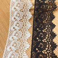 lace clothing accessories polyester silk unilateral flower skirt pleated accessories lace