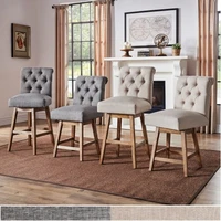 solid wood bar chair modern simple bar stool creativity european backrest high stool front chair household dining chai
