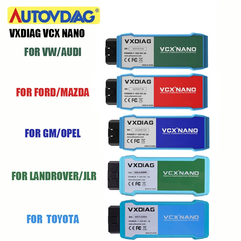 VXDIAG VCX NANO для GM/Opel GDS2 для Ford для Mazda для toyota для vw 5054 автомобильный диагностический инструмент Wi-Fi для онлайн программирования