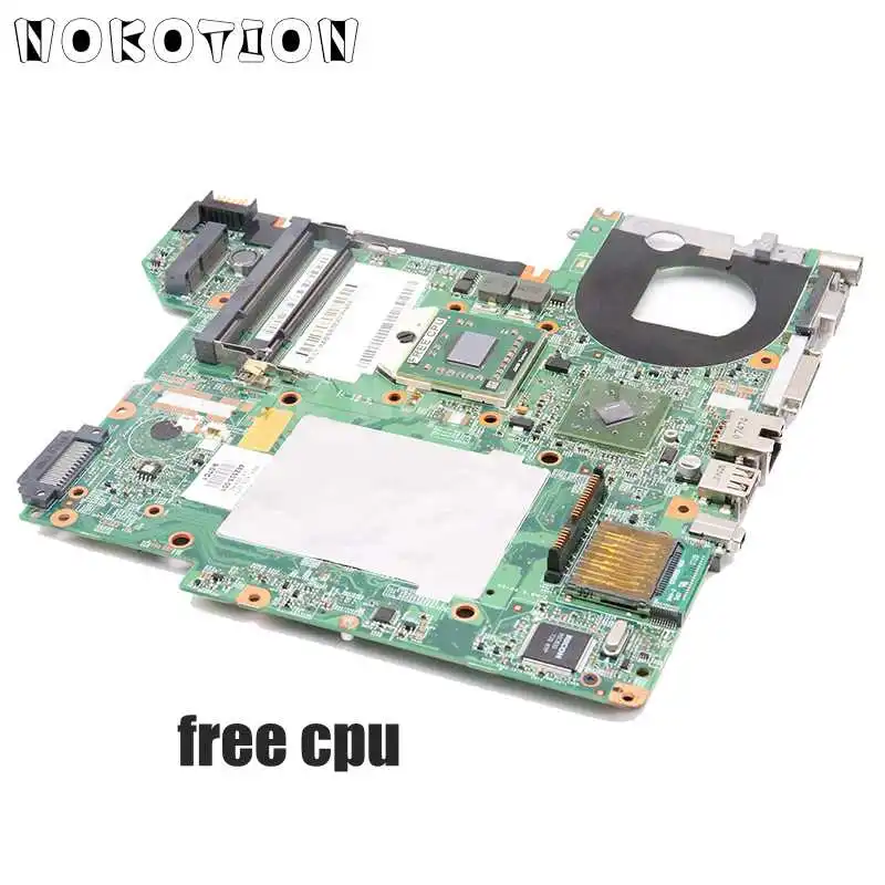 

NOKOTION 462535-001 453411-001 For HP Pavilion DV2000 V3000 Laptop Motherboard 48.4S601.03M Socket s1 Free CPU DDR2