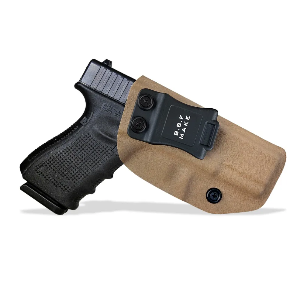 BBF сделать IWB углеродное волокно тканый KYDEX пистолет-кобура: Глок 19 23 25 32 Cz p10c внутри скрытый кейс для пистолета