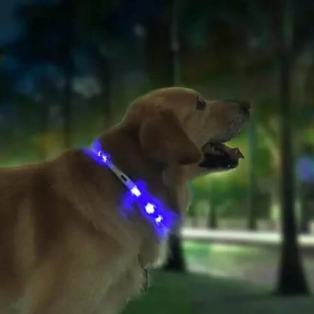 Светодиодный светильник для домашних животных ошейник с защитой от потери