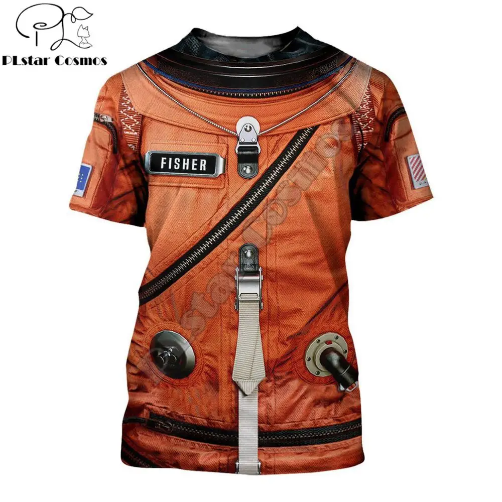 

2020 Summer Fashion Mens t-shirt Space Suit 3D Printed Harajuku Short sleeve T shirts Cosplay Unisex Casual tee tops KJ0151