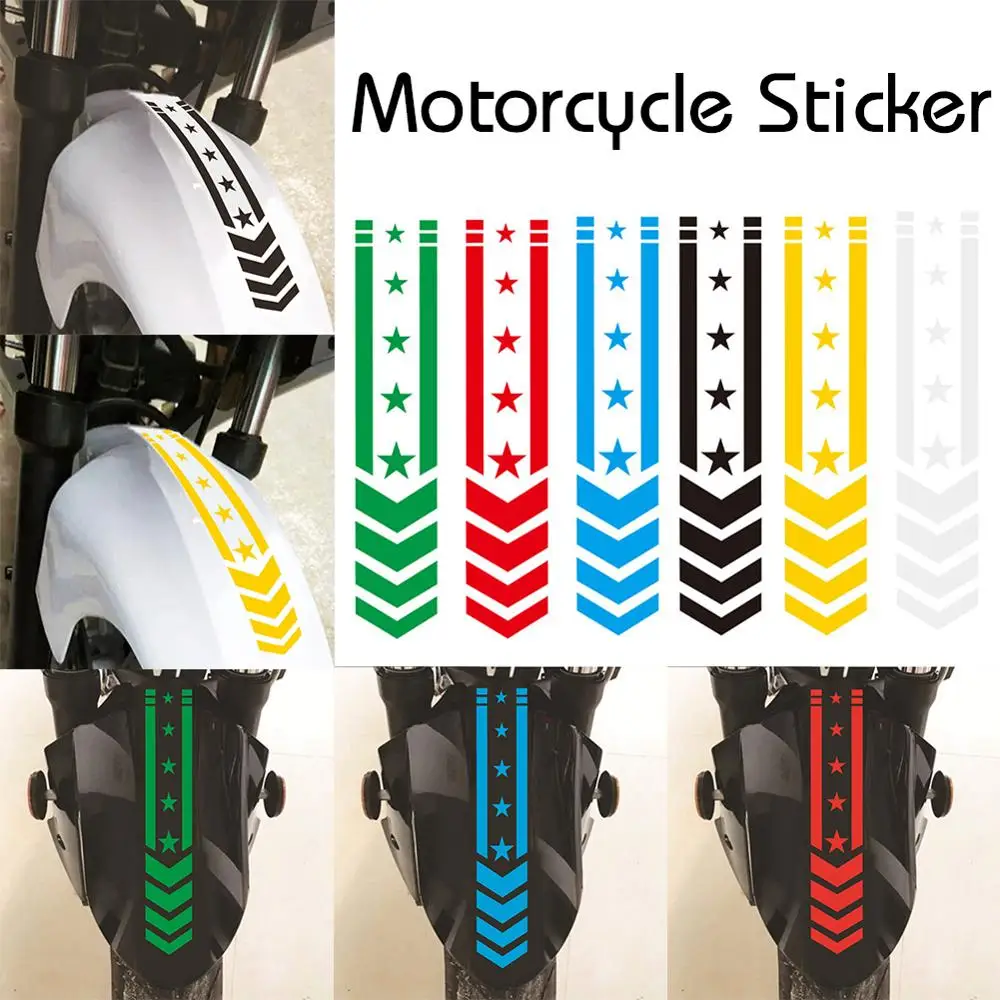 

2Pcs Universal Motorcycle Racing Body Side Stripe Skirt Decal Sticker for All Cars Vinyl Bumper Decal