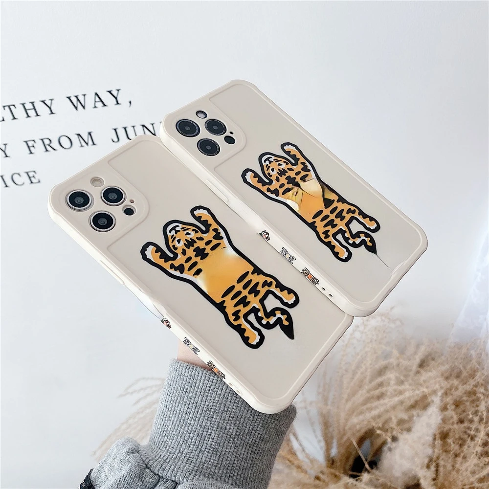 

Anti-drop and Non-slip Mobile Phone Protection Phone Case For IPhone 12 11 Pro X XS Max XR 7 8 Plus Side Picture Cover Fundas