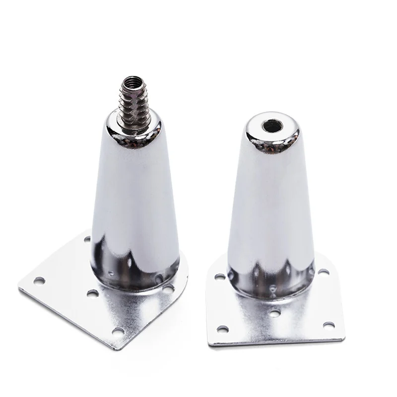 

Металлические ножки для шкафа с регулируемой высотой, 4 шт., диванные ножки белого цвета для журнального столика, подставка для кровати