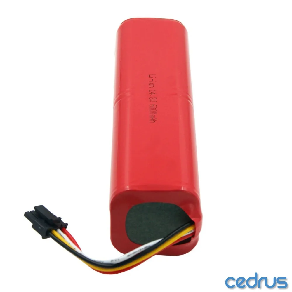 

Vacuum Cleaner Replacement Batteries 14.8V 6000mAh Lithium for Xiao mi robot Rechargeable Battery roborock S50 S51 Li-ion parts
