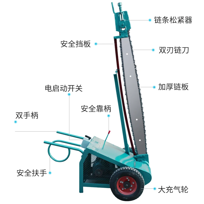 

Large scale electric saw table machinery log cutting machine