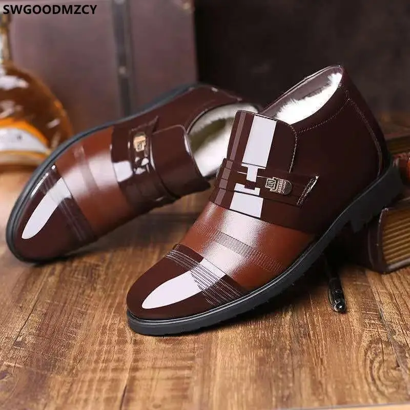 

Patent Leather Winter Shoes for Men Leather Shoes for Men Chunky Boots Snow Boots Men Werkschoenen Ankle Boots Casuales кроссовк