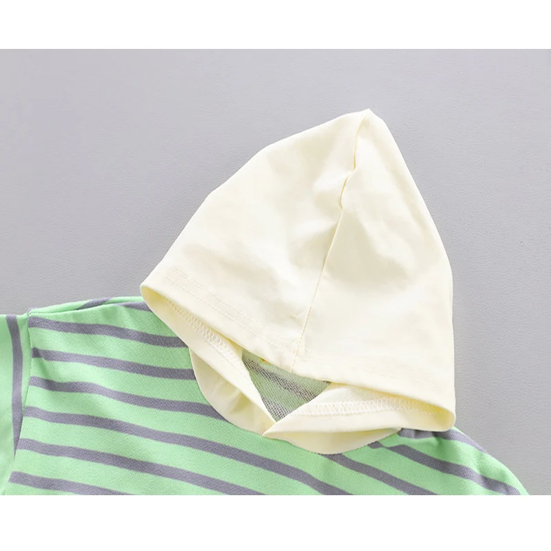 Spring new born baby Boy's Clothes outfit sets Striped Sweater Jacket + Overalls suit for infant Baby Boys Clothing Sports |