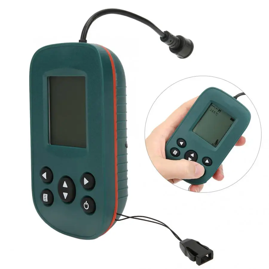 Рыболокатор с датчиком 200 кГц рыболокатор проводом 100 м эхолот рыболовные находки