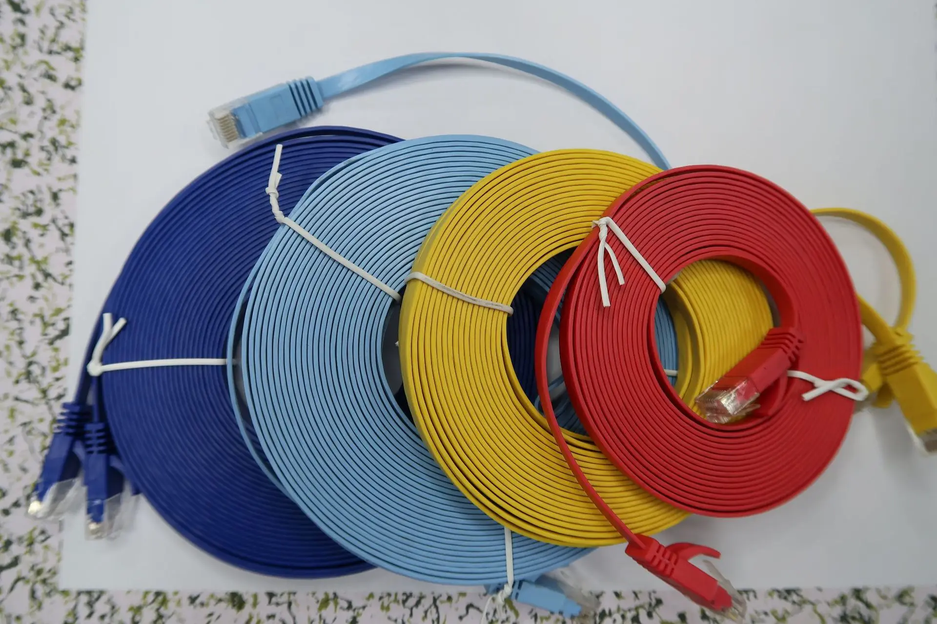 AS06 ROSE 5meters/lot Ribbon Cable 10WAY Flat Color Rainbow Ribbon Cable Wire Rainbow Cable 10P Ribbon Cable 28AWG