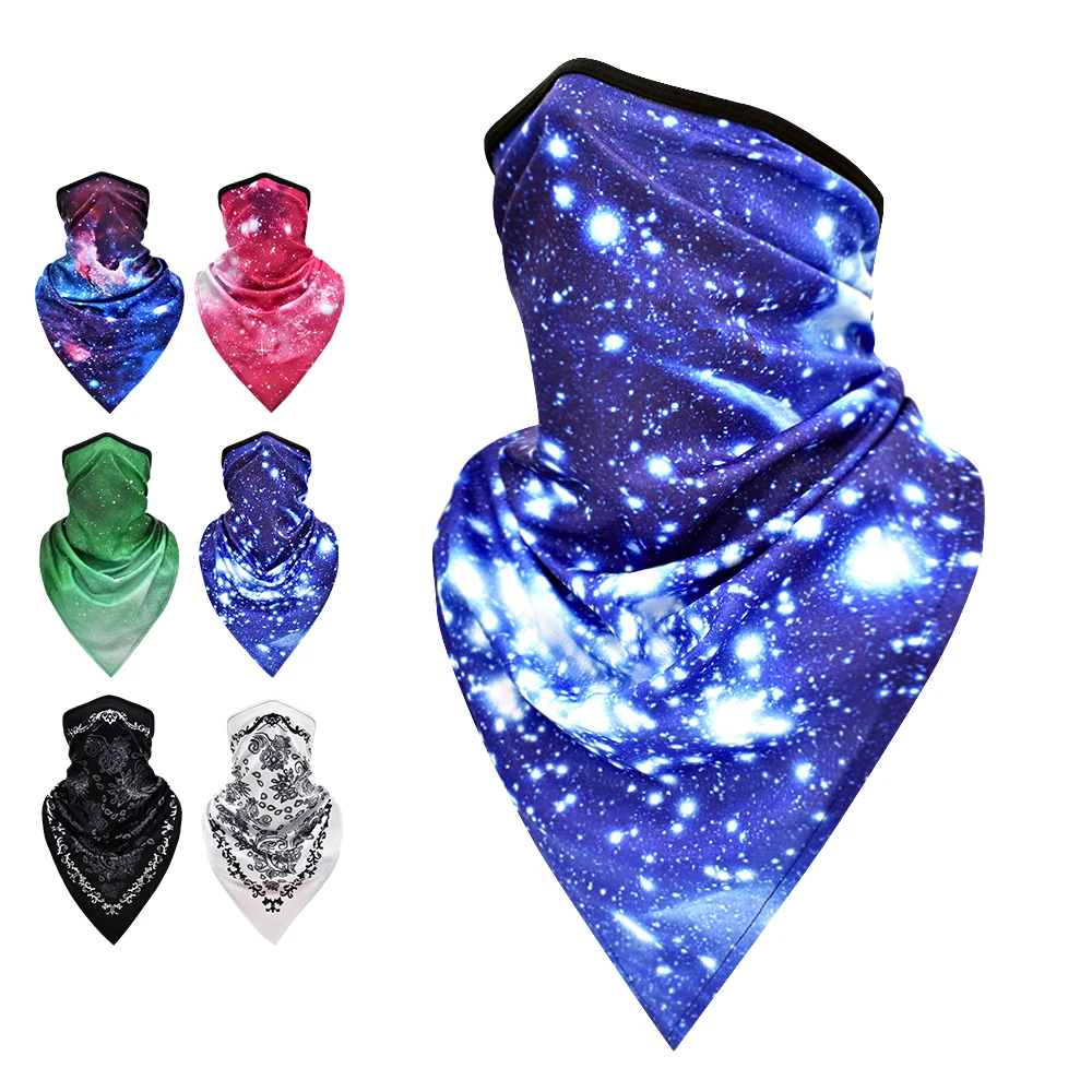 Мотоциклетная маска WOSAWE дышащий треугольный шарф с защитой от УФ-лучей и пота для