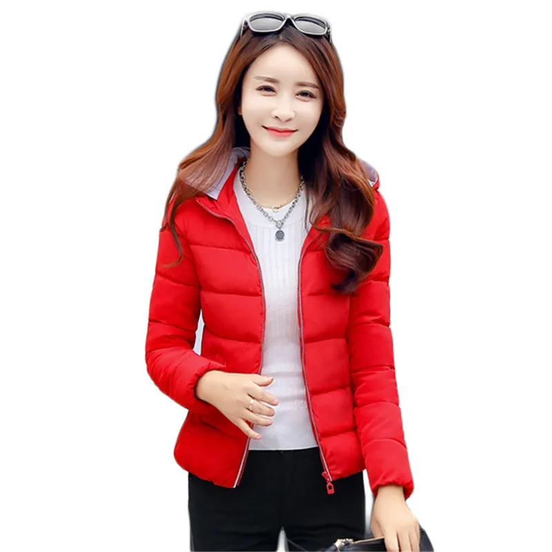 Женское зимнее пальто красное черное стандартное оформление съемный пуховик с