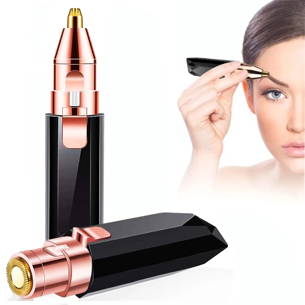 

Электрическое устройство для бритья волос, портативное устройство для удаления волос в форме губной помады, триммер для бикини, безболезне...