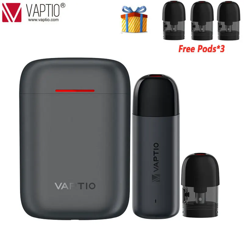Вейп набор Vaptio AIRGO электронная сигарета minifit последние 2 часа светодиодный