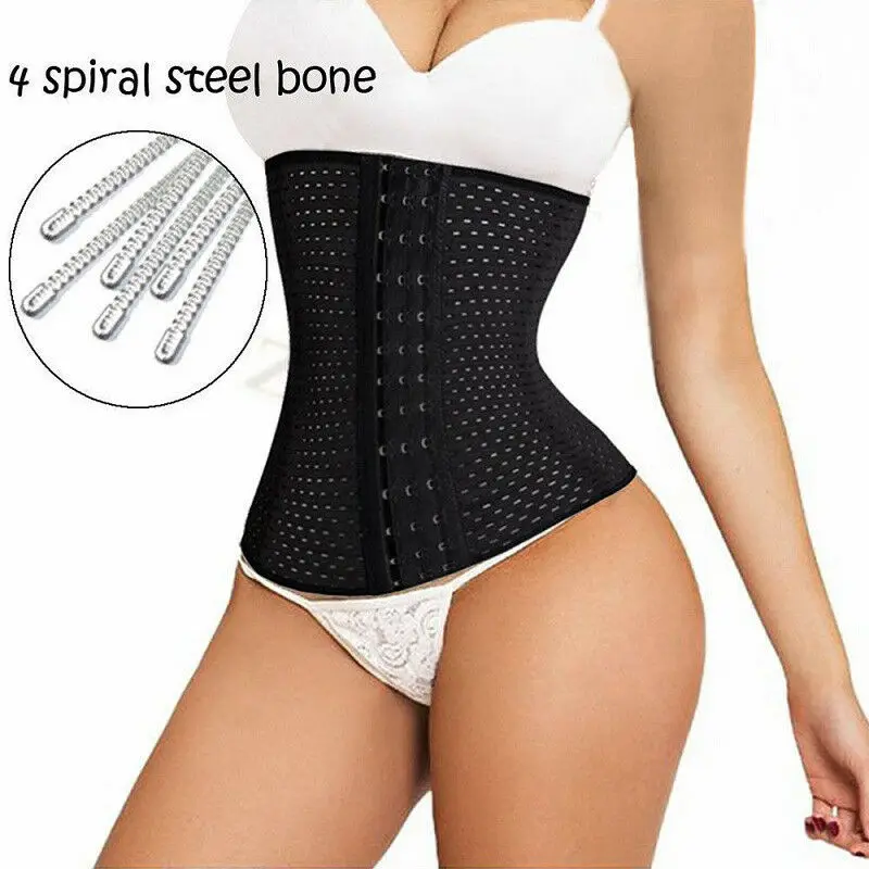 

FLORATA Waist Trainer Corset Body Slimmer Shaper Tummy Control Breathable Weight Loss Workout Corset Slimming Shapewear Belt