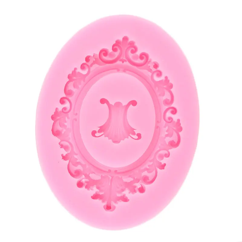 Mujiang European Frame Silicone Molds Cake Border Decoration Fondant Mold Relief Candy Chocolate Gumpaste Fimo Clay Moulds|Формы для