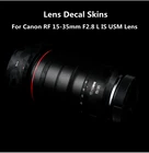 Наклейка на объектив Canon RF 15-35 мм F2.8 L IS USM