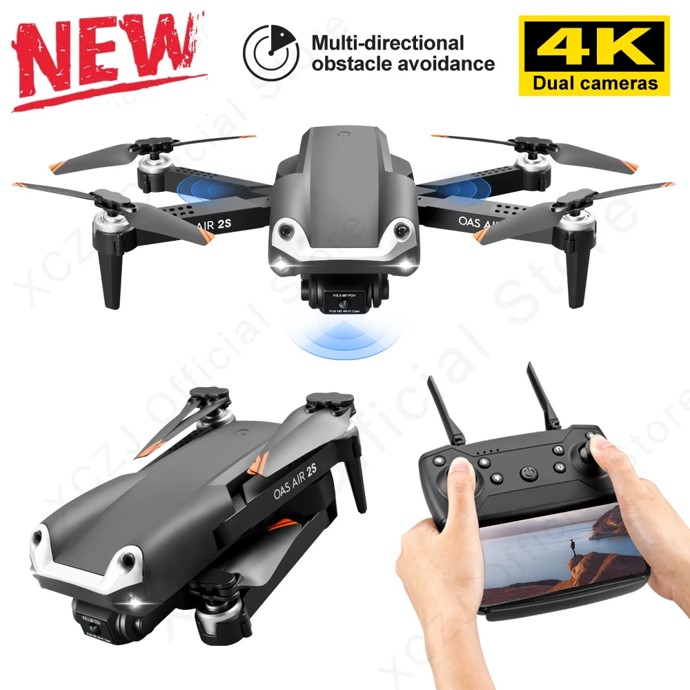XCZJ K99 Max Drone 4K HD Dual Camera Obstacle Avoidance Mini Dron Quadcopter Black And White Rc Helicopter Kid Toys For Boy Gift