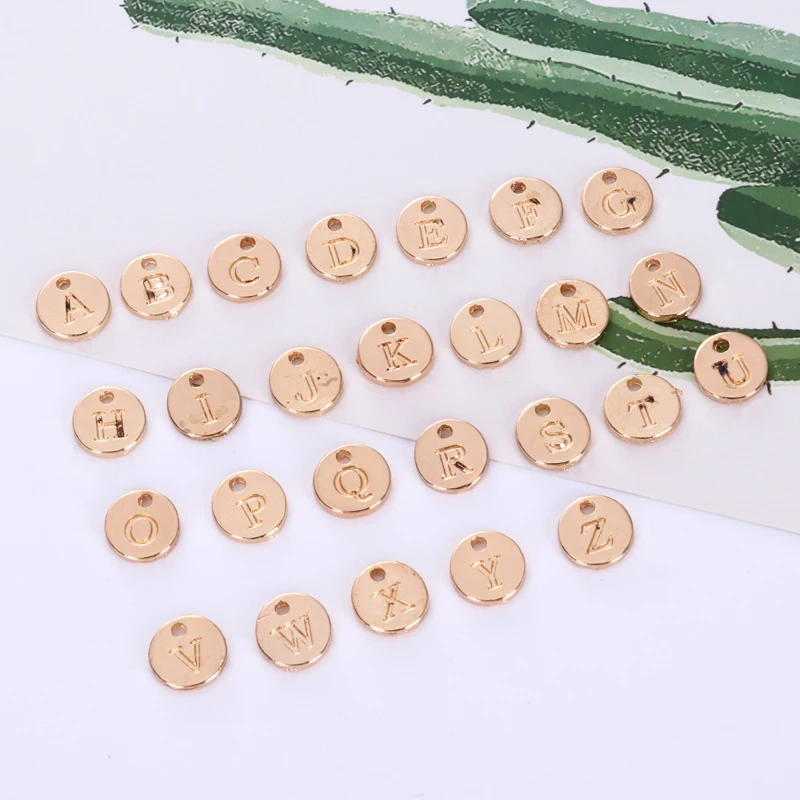 Аксессуары для ювелирных изделий подвеска в виде букв английская буква 10 мм 26