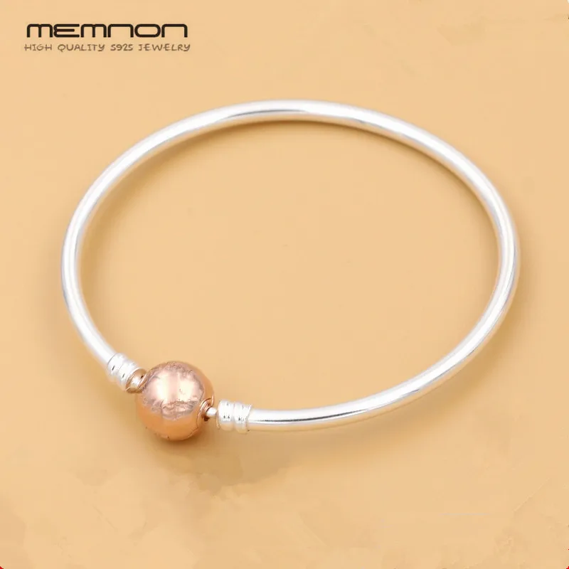 Memnon, много видов 925 пробы, серебряные Изящные ювелирные Браслеты с сердечками, браслет с застежкой, сделай сам, подходят для женщин, YSZ008 - Цвет камня: YSZ042