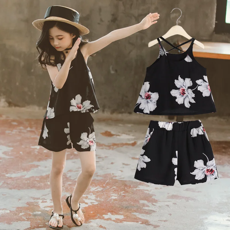 Шифоновая кофта и штаны для девочек 4-12 лет | Детская одежда обувь