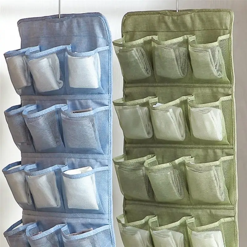 

Double Sided Underwear Bag Wardrobe Storage Pouch Underwear Briefs Hanging Bag Home Storage Bag
