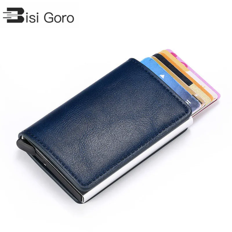 BISI GORO 2021 винтажный держатель для кредитных карт унисекс RFID алюминиевый визиток