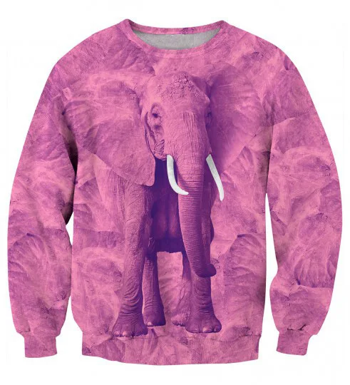 

CNUUIKOOEK Sweatshirts New Style Men's 3D Elephant Printed Hoodie Long Sleeve Pullover Popular Brand Men's Hoodies