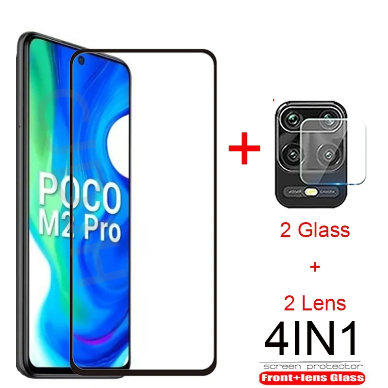 

4 в 1, Защитное стекло для камеры Xiaomi Pocophone M2 Pro